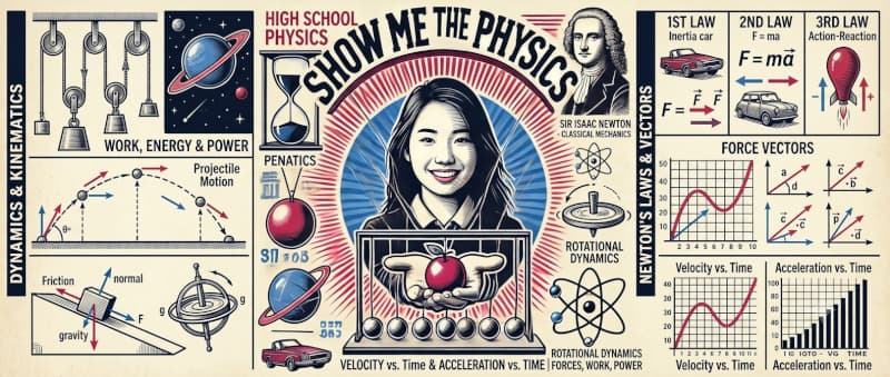 Show Me The Physics - High School Physics header banner